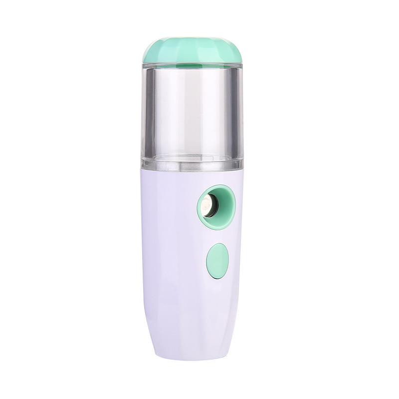 Ultrasonic hydrating spray device mini cold spray facial steamer humidifier beauty device