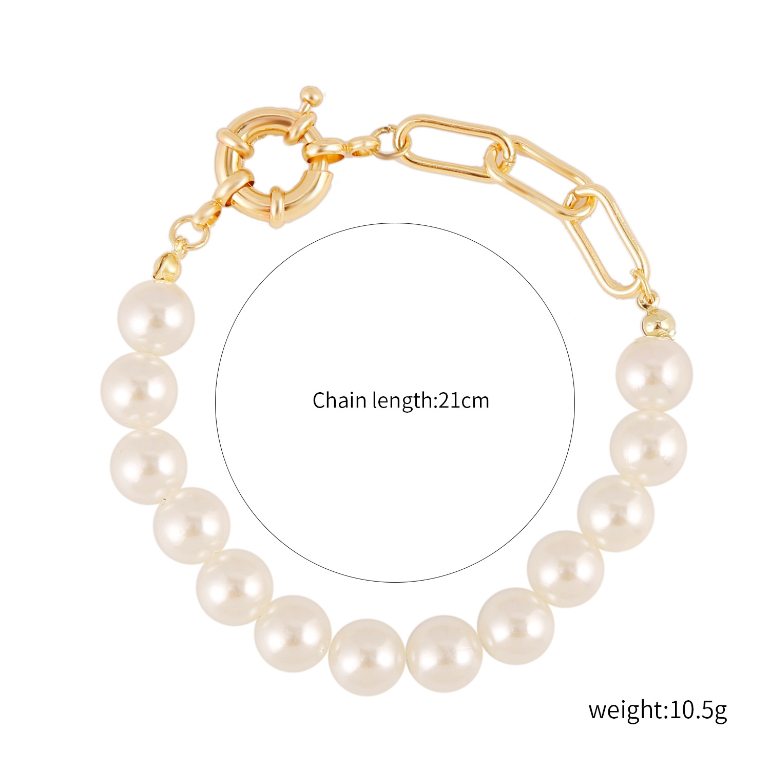 Baroque pearl bracelet bead bracelet irregular shaped pearl bracelet