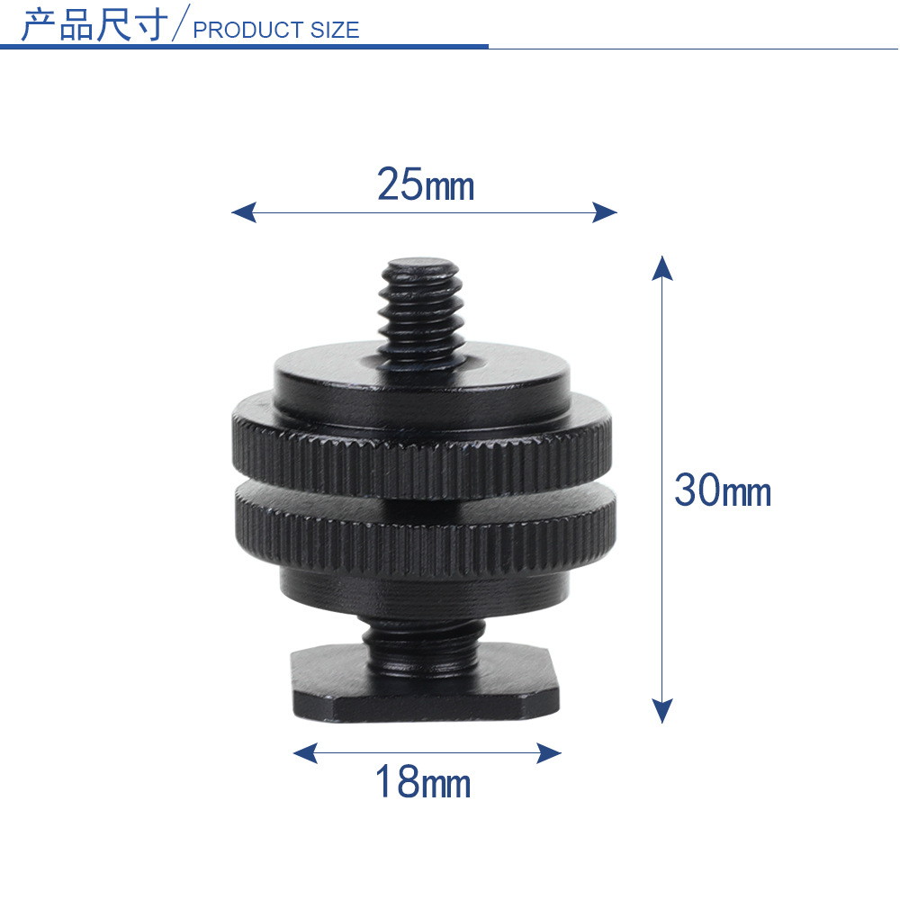 Camera Screw DSLR Camera Metal Adapter Screw 1/4 to 3/8 Interchangeable Inner and Outer Screw Accessories