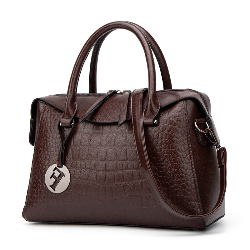 2026 new handbag crocodile pattern pillow bag women's bag shoulder bag