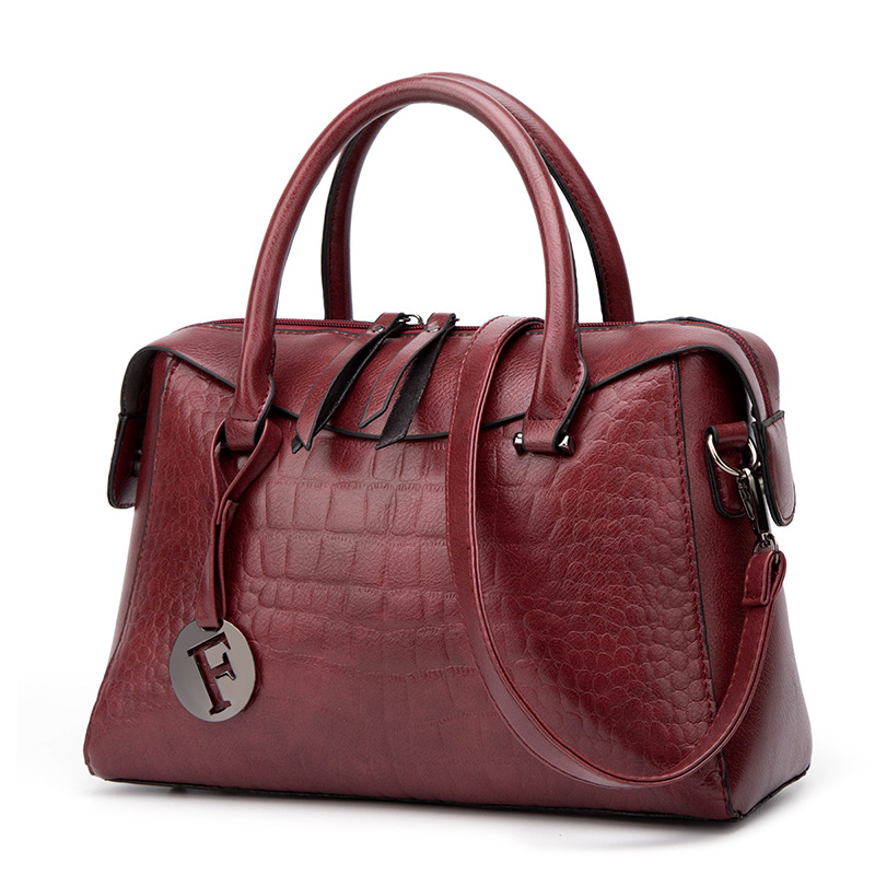 2026 new handbag crocodile pattern pillow bag women's bag shoulder bag