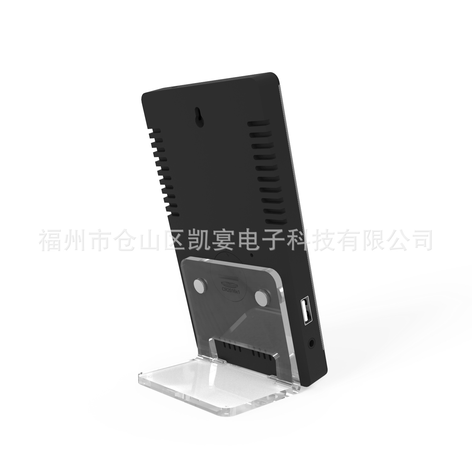Mirror Alarm Clock Functional Temperature Humidity LED Mirror Desktop Electronic Alarm Clock