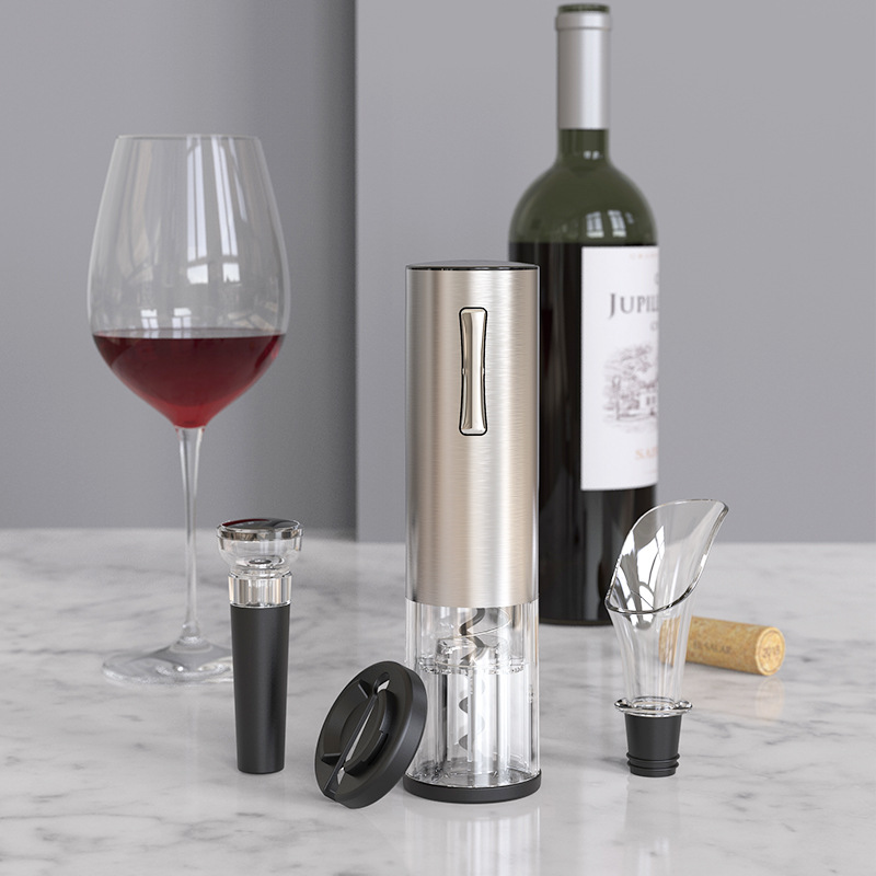 Cheer Festival Neutral Gift Box Automatic Electric Multi-functional Four-in-One Red Wine Opener Set
