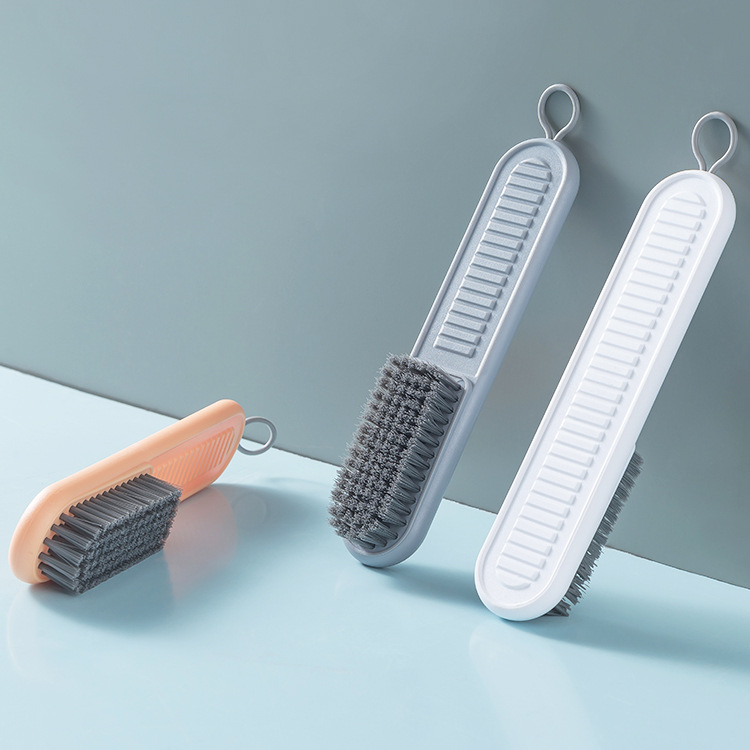 Household soft-bristle laundry brush, multi-functional plastic household cleaning brush, shoe brush, board brush, clothes brush