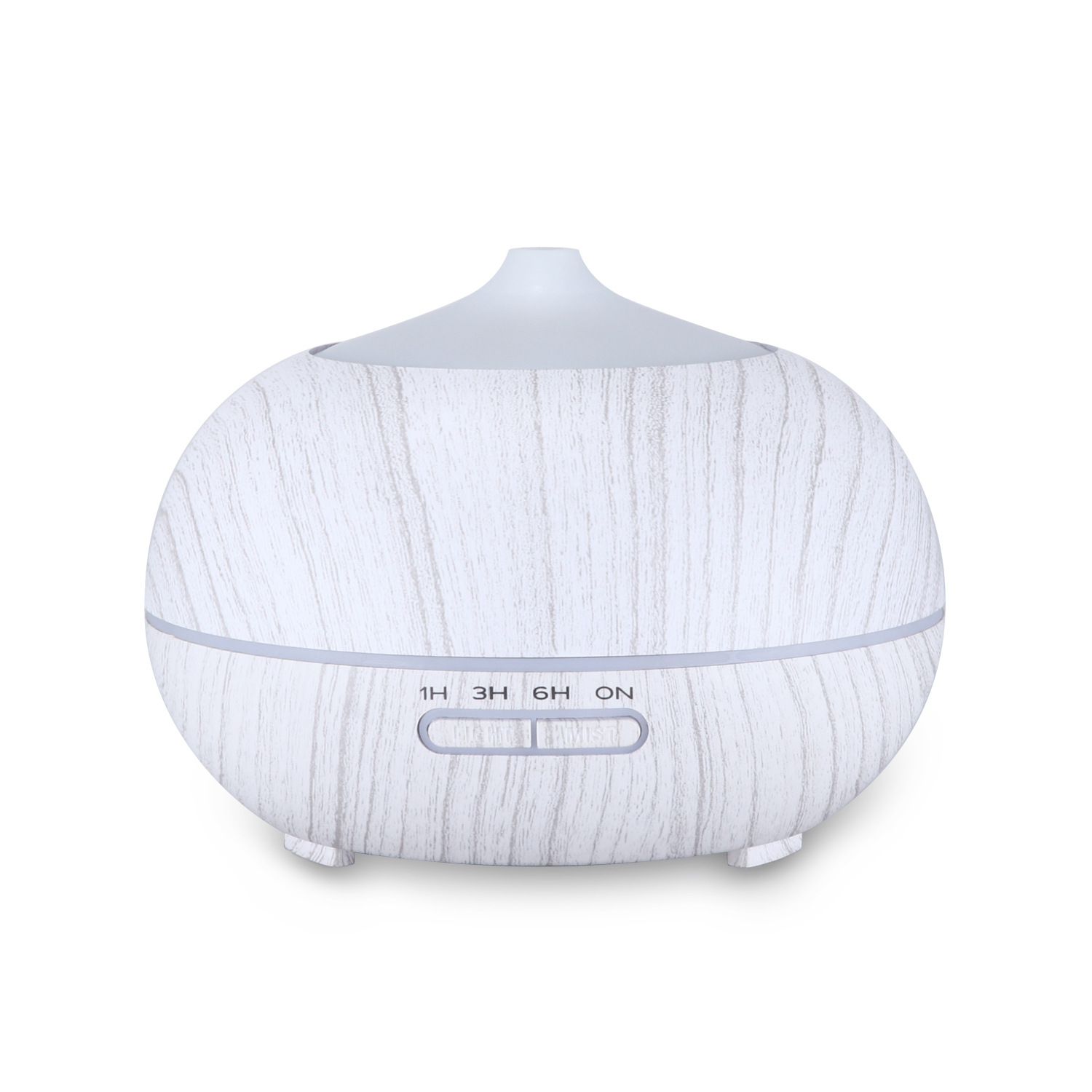 New Wood Grain Aromatherapy Humidifier Home Ultrasonic Atomization Water Drop 400ml Aroma Quiet Design