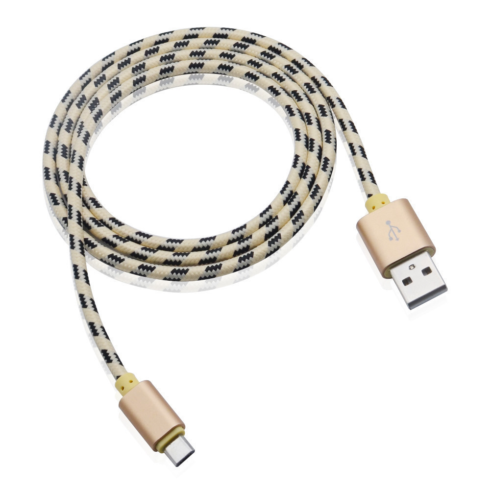 Type-C Android for Apple Grid Braided Data Cable Charging Cable Smartphone Cable