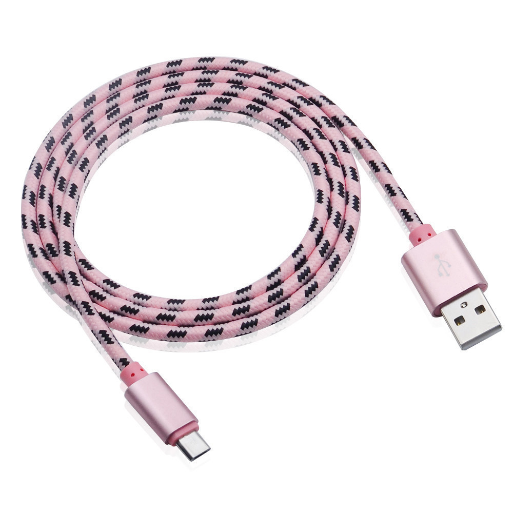 Type-C Android for Apple Grid Braided Data Cable Charging Cable Smartphone Cable