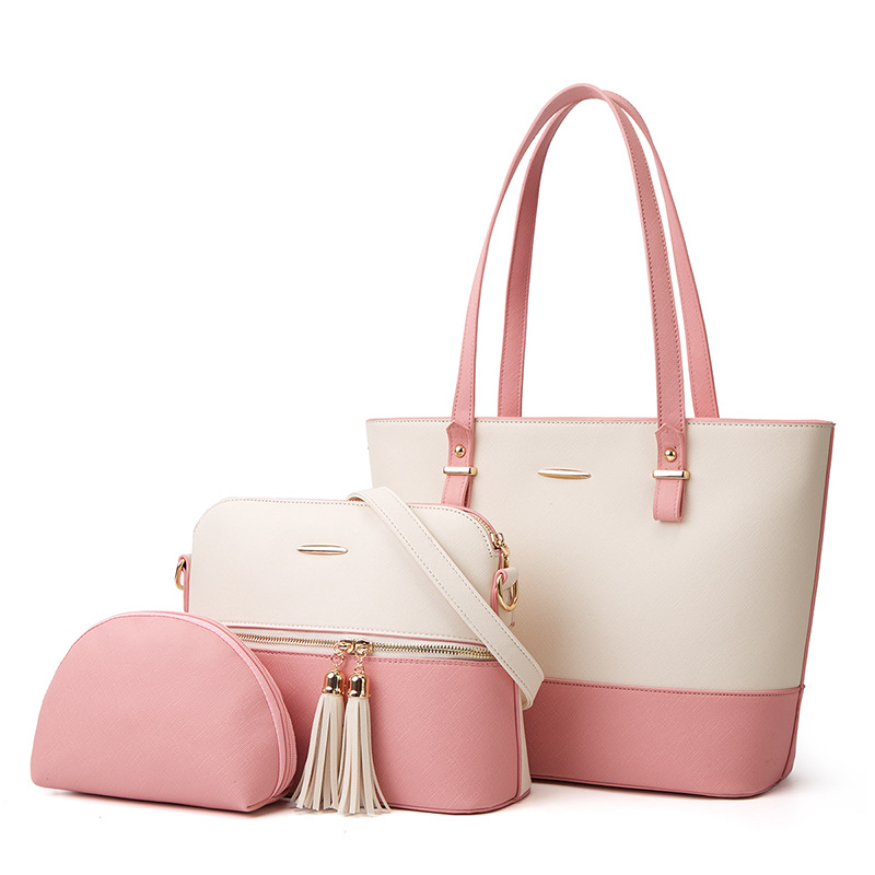 2026 new mother-child bag tote bag three-piece set shoulder crossbody handbag bag bag