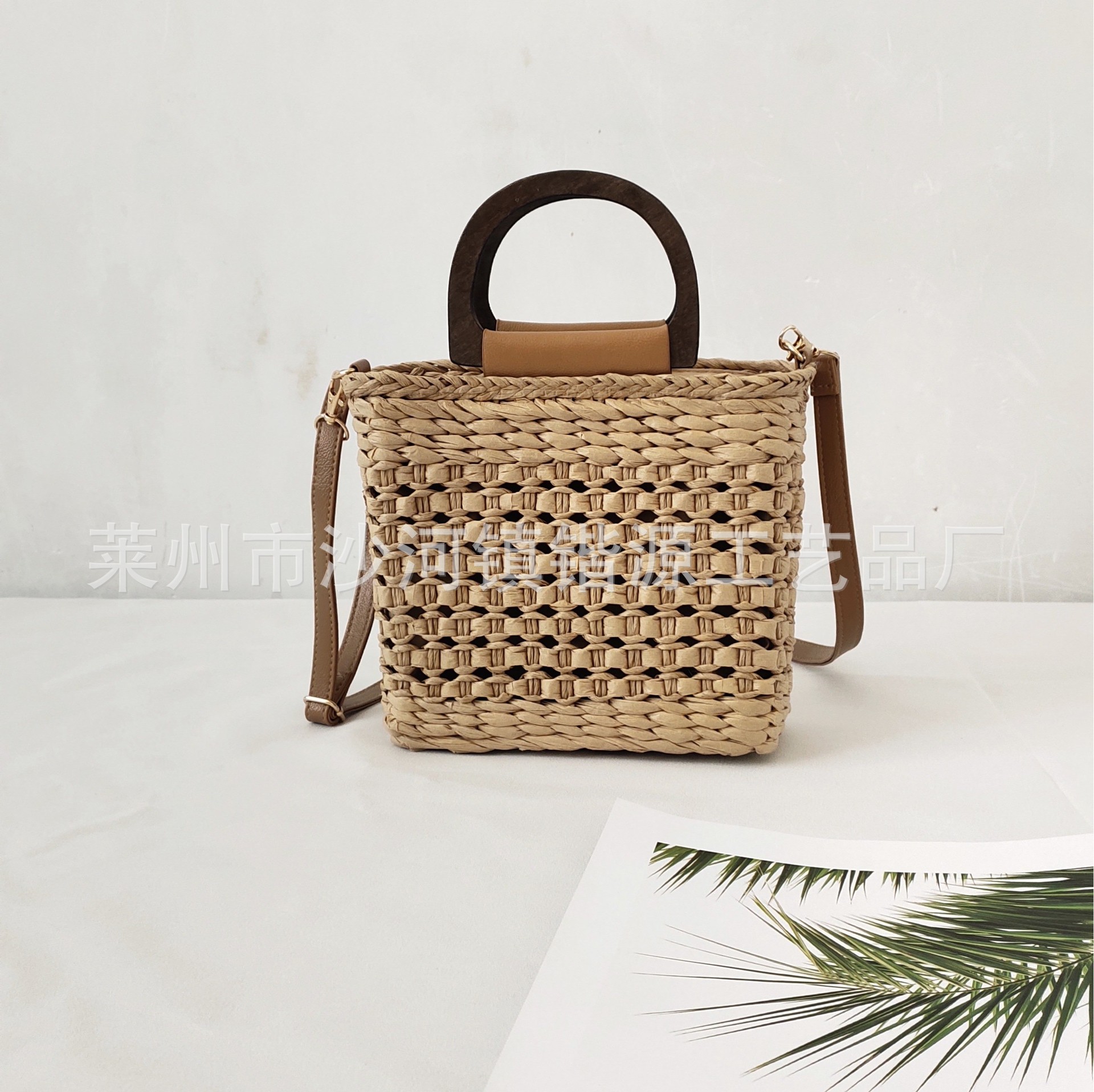 2026 bag women's shoulder bag crossbody bag handmade straw woven bag casual handbag small square bag street style