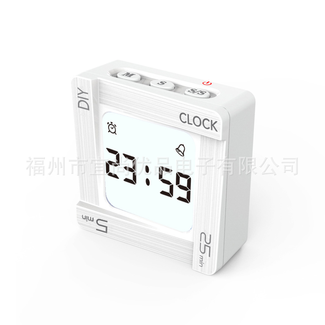 DIY Customizable Flip Vibration Reminder Timer Flip Countdown Alarm Clock