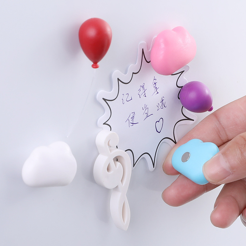 Cloud refrigerator magnet 3D balloon note refrigerator magnet sticky note refrigerator magnet 3E2206