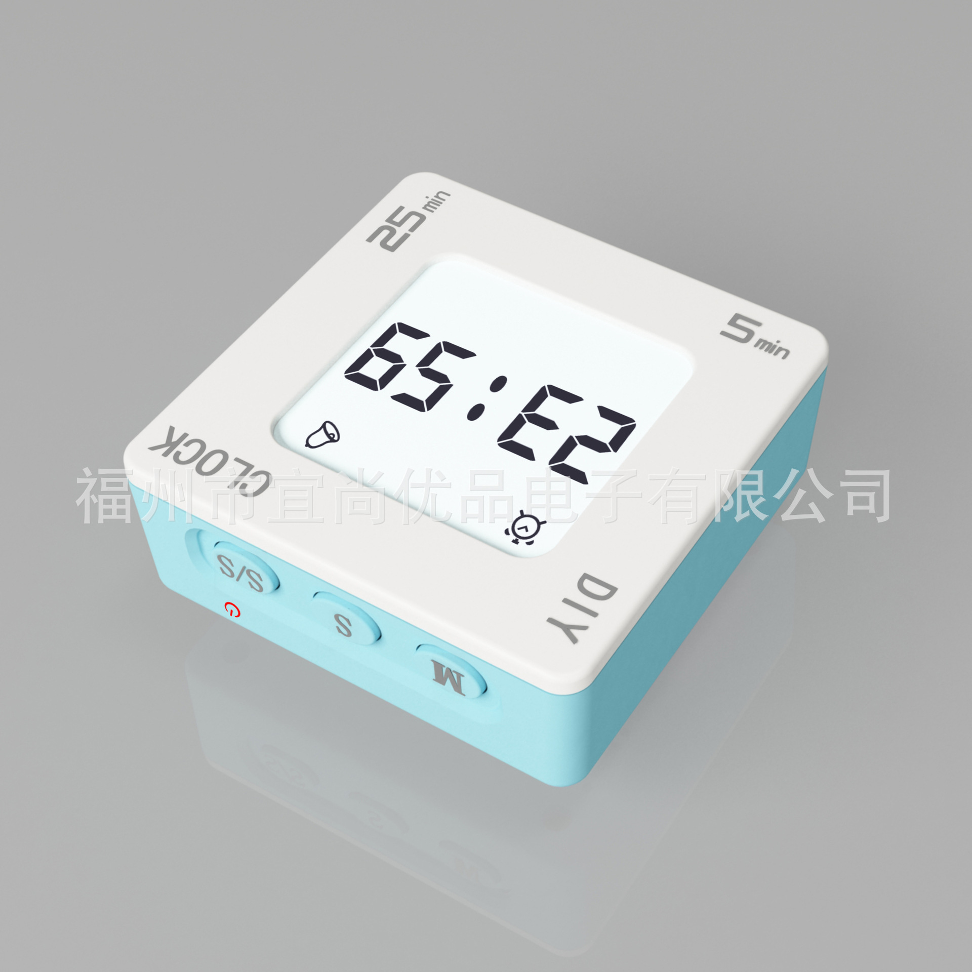 DIY Customizable Flip Vibration Reminder Timer Flip Countdown Alarm Clock