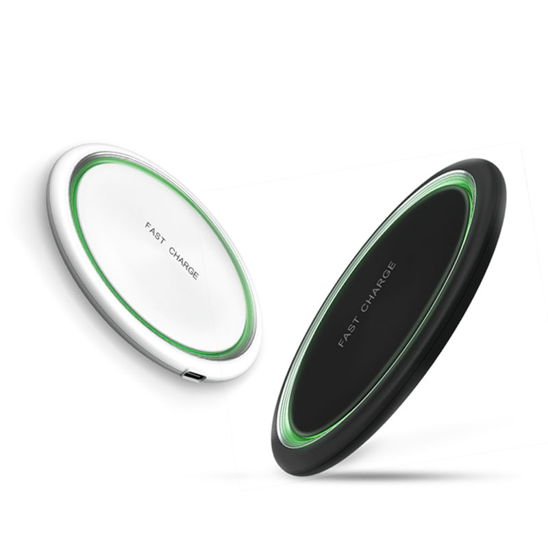 New Type-C Port QI Wireless Charger for iPhone 15W Wireless Fast Charging Round