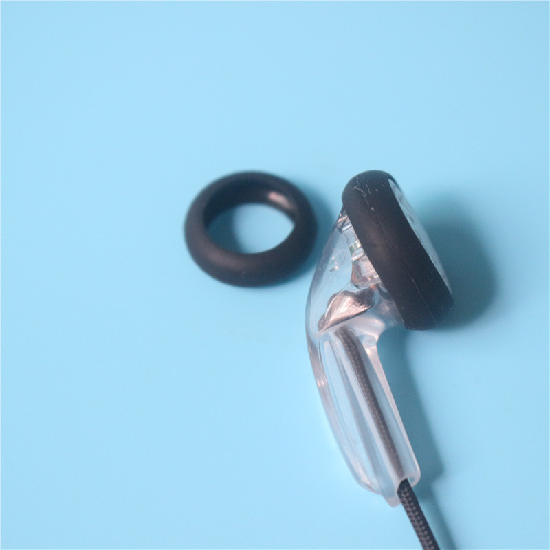 Headphone silicone ear pad silicone ring flat head earphone DIY headphone accessories