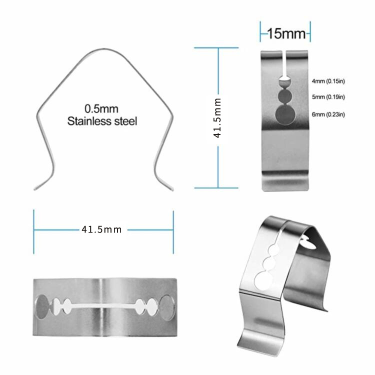 Kitchen BBQ Grill Probe Clip Household Food Thermometer Temperature Measuring Clip Kitchen Grill Probe Fixing Clip