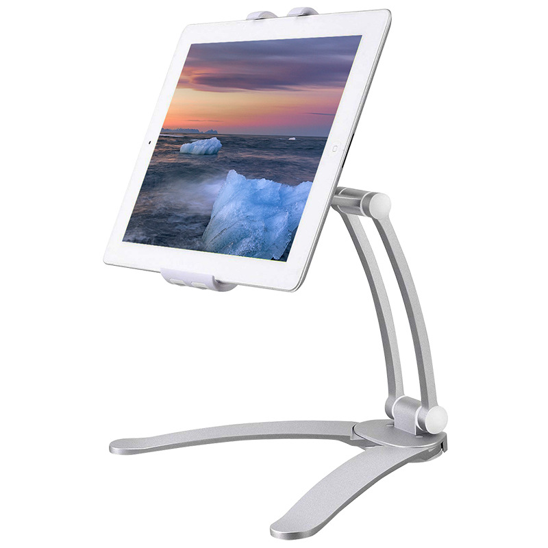 Stand tablet wall mount adhesive office desk bedside kitchen fixed base wall-mounted tablet stand