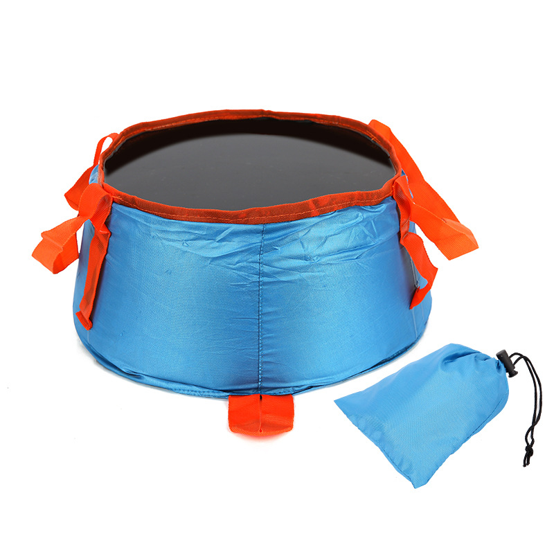 AYXSEE Outdoor Foldable Portable Water Basin Travel Camping Hotel Hotel Wash Face Wash Feet Hand Basin with Storage Bag