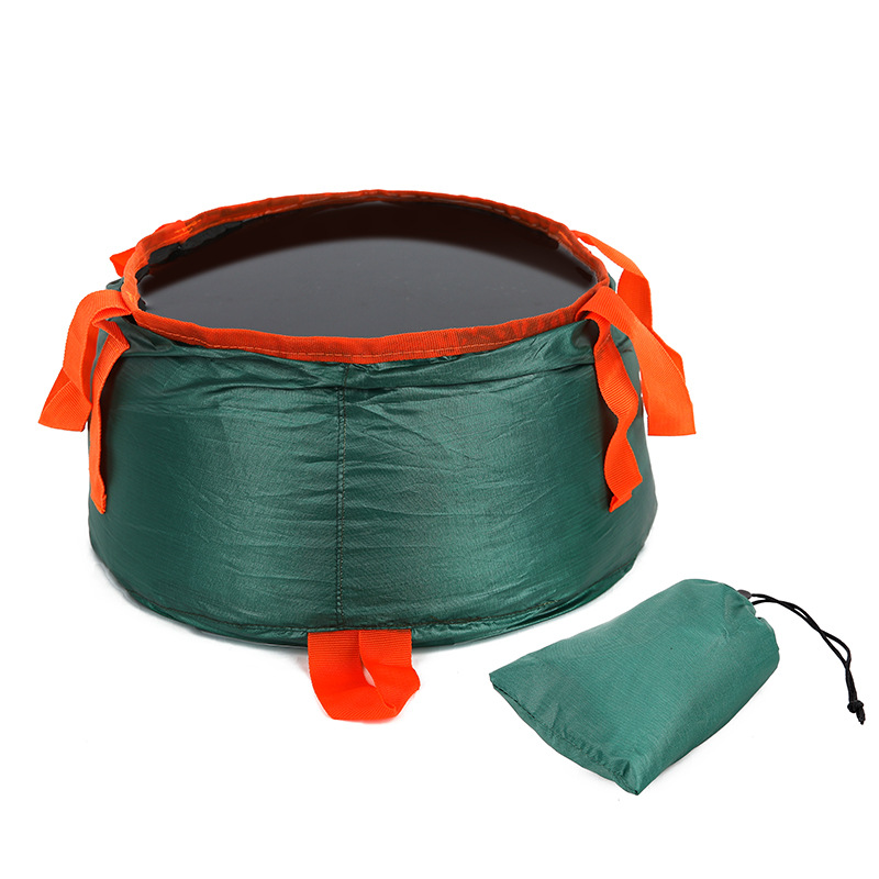 AYXSEE Outdoor Foldable Portable Water Basin Travel Camping Hotel Hotel Wash Face Wash Feet Hand Basin with Storage Bag