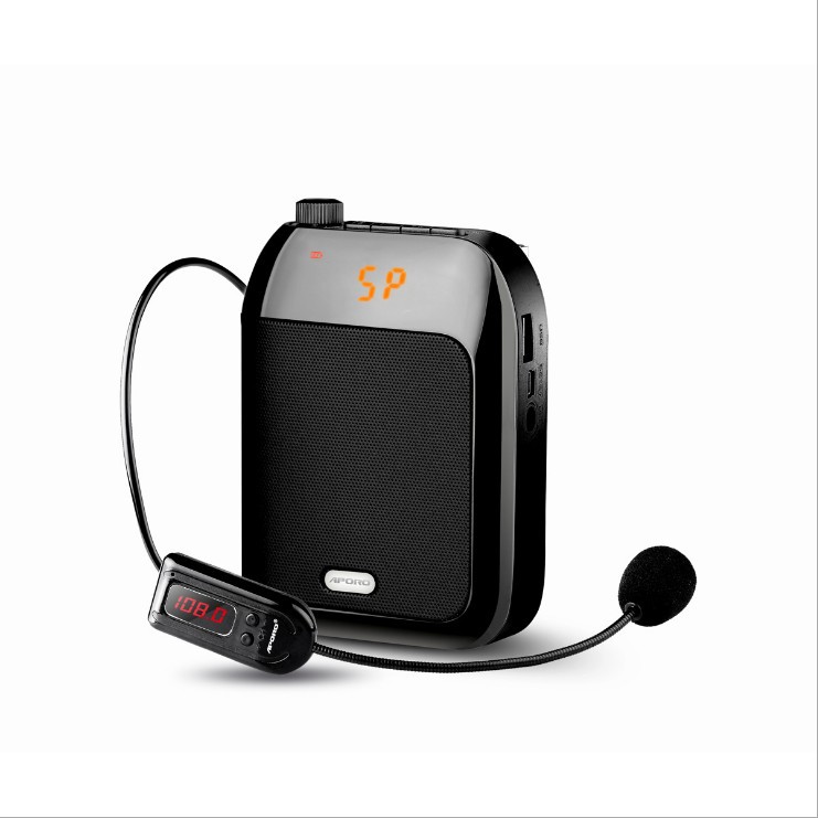 APORO Amplifier Teacher Special Waist-hung Headset Wireless Teaching Tour Guide Loudspeaker Amplifier High Volume