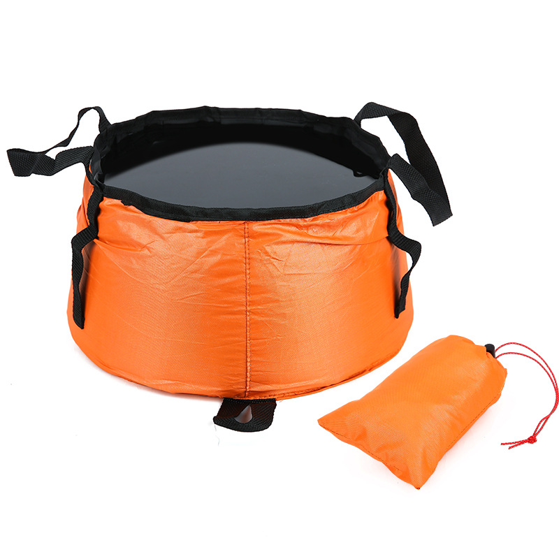 AYXSEE Outdoor Foldable Portable Water Basin Travel Camping Hotel Hotel Wash Face Wash Feet Hand Basin with Storage Bag