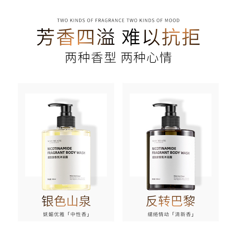 Jianmei Chuangyan Niacinamide Shower Gel Body Moisturizing Nourishing Large Capacity Lotion Women Perfume Grade Long Lasting Fragrance
