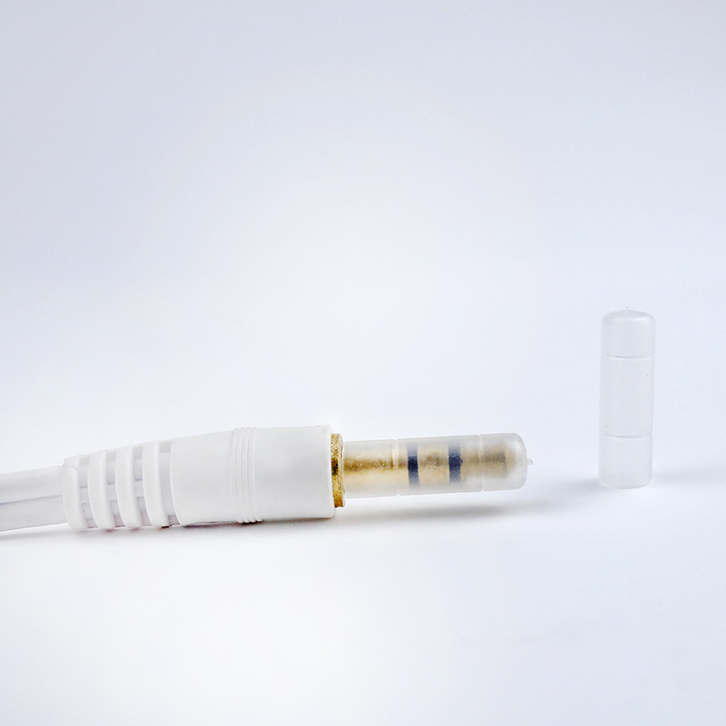 Factory direct earphone plug protective cover 3.5mm pin anti-oxidation cover earphone accessories transparent dust cover