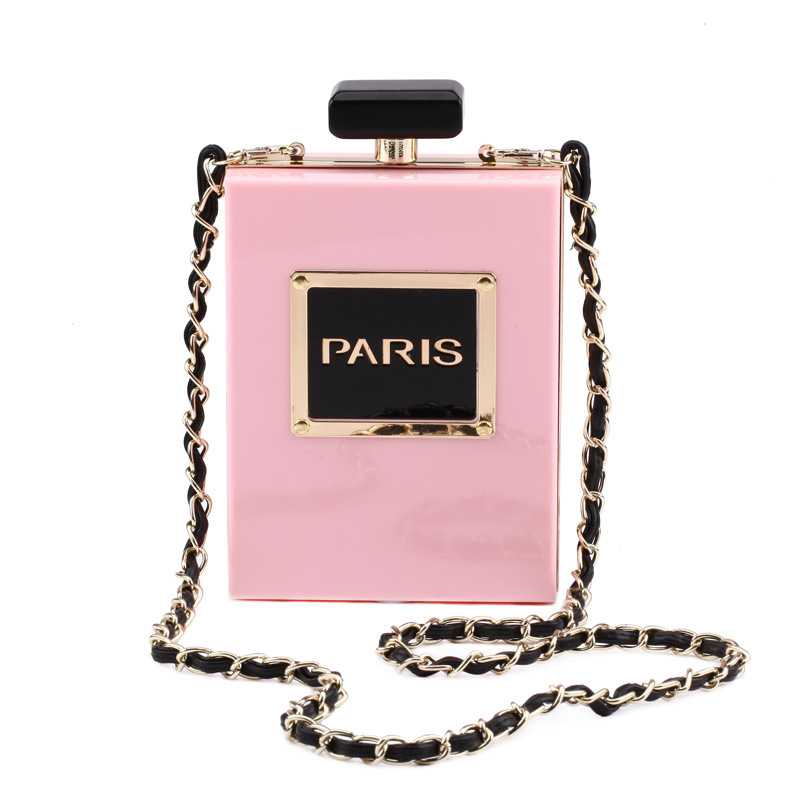 Bag 2020 New Transparent Acrylic Bag Vertical Square Bag Shoulder Crossbody Banquet Dress Evening Bag Women