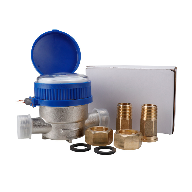Export Smart Water Meter Household Mechanical Rotary Vane Cold Water Meter High Precision Pointer Digital Combination Water Meter