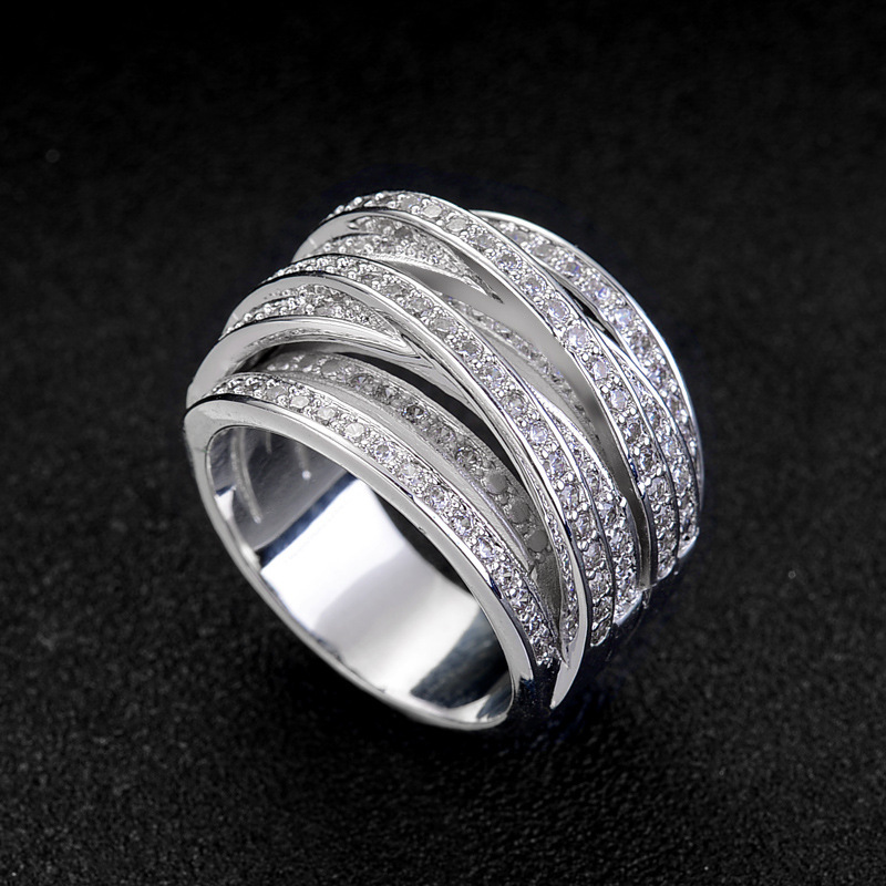 Micro-Set AAA Zircon Multi-Ring Ring 10368002