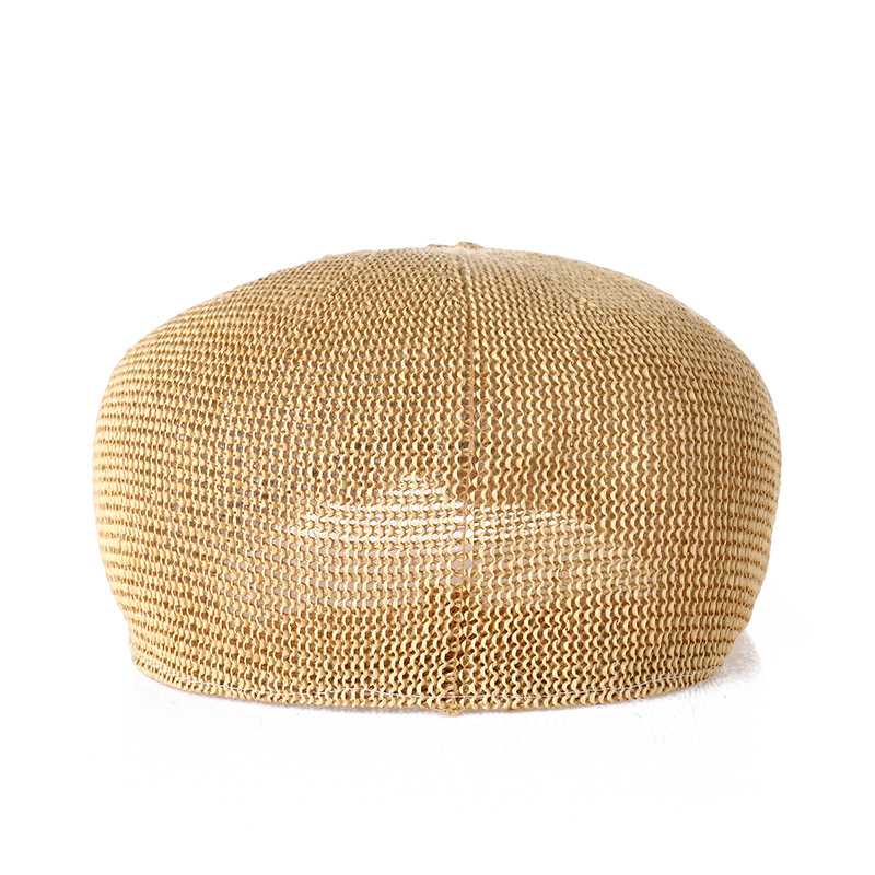 Hat Summer 2020 New Middle-aged and Elderly Breathable Straw Gauze Sun Protection Mesh Visor Hat Forward Cap