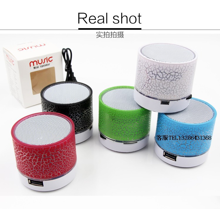 Mini Crack A9 New Speaker Waterproof Wireless Car Portable Subwoofer Bluetooth Card U Disk Universal Audio