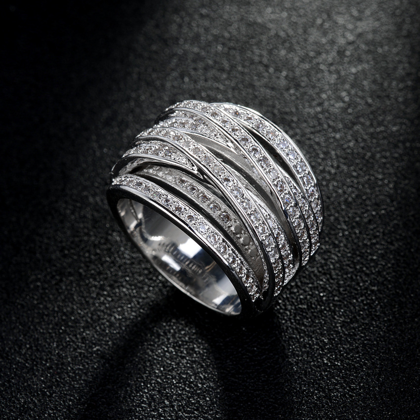 Micro-Set AAA Zircon Multi-Ring Ring 10368002