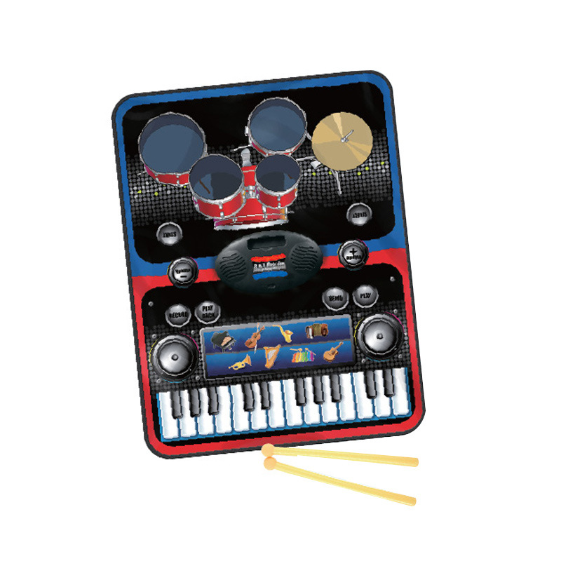 Children's Multifunctional Infant Music Performance Mat Outdoor Piano Drum Set Instrument Toy Game Mat