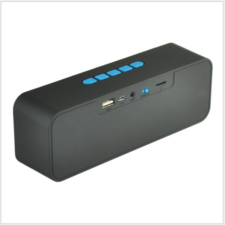 SC211 Bluetooth speaker car subwoofer wireless Bluetooth speaker mini speaker FM radio speaker