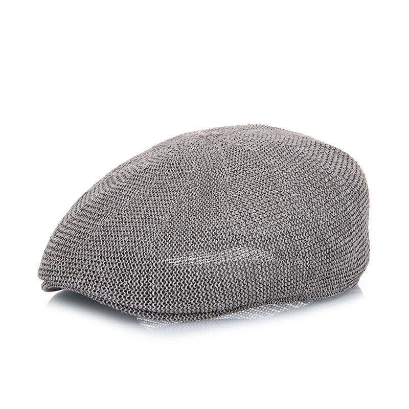 Hat Summer 2020 New Middle-aged and Elderly Breathable Straw Gauze Sun Protection Mesh Visor Hat Forward Cap