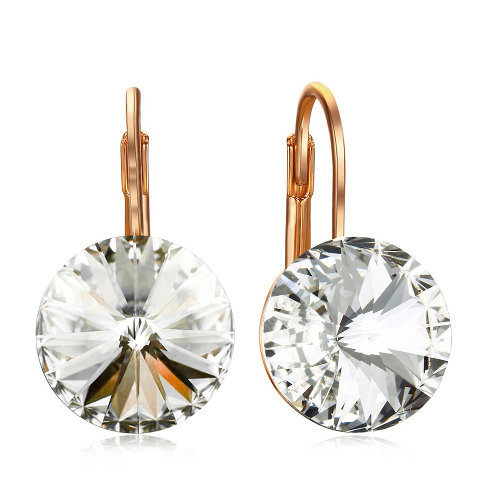 Simple Earrings Multicolor Crystal Earrings Women Fresh Accessories 85947