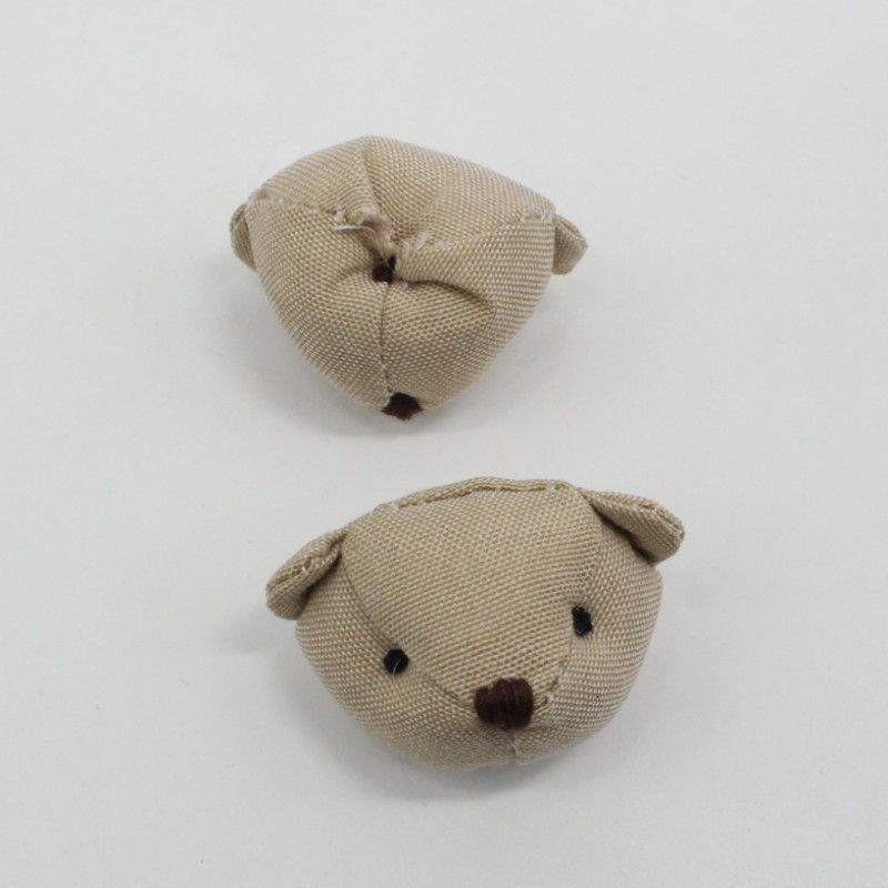 Lace Teddy Bear Head Plush Cartoon Fabric Bear Hair Accessory Hair Tie Clothes Shoes Hat Accessories Doll