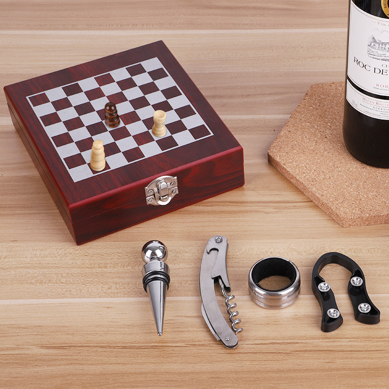 Business Gift Bar Tool Set Series Chess Red Wine Tool Set Red Wine Tool Selection