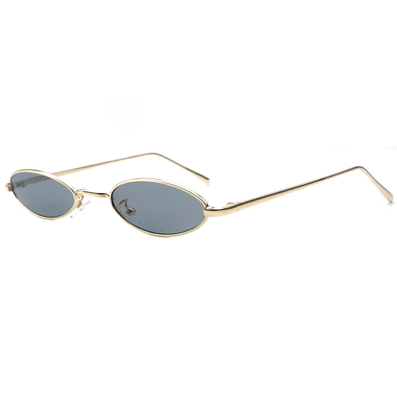 2018 New Sunglasses Women Small Frame Oval Sunglasses People Sunglasses