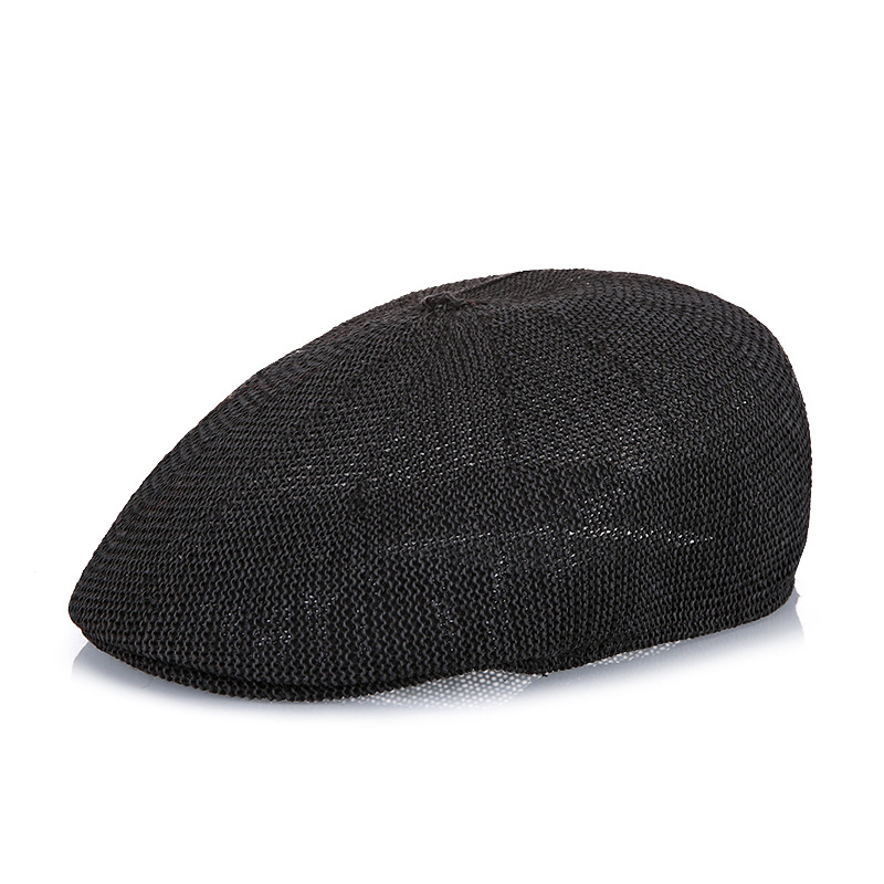 Hat Summer 2020 New Middle-aged and Elderly Breathable Straw Gauze Sun Protection Mesh Visor Hat Forward Cap