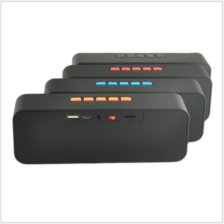 SC211 Bluetooth speaker car subwoofer wireless Bluetooth speaker mini speaker FM radio speaker