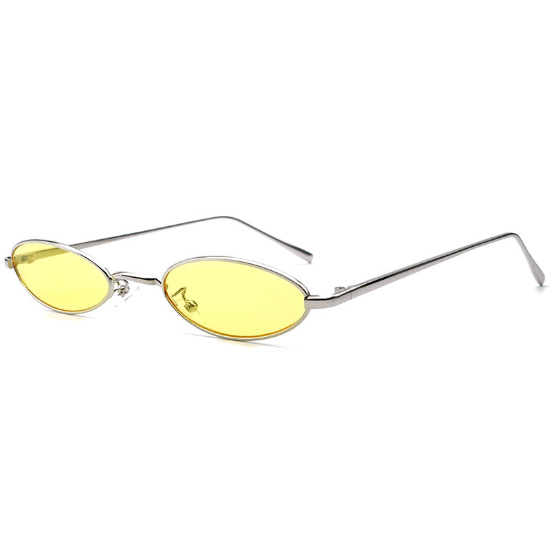 2018 New Sunglasses Women Small Frame Oval Sunglasses People Sunglasses