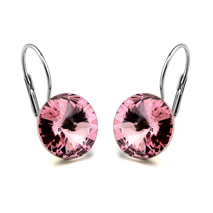 Simple Earrings Multicolor Crystal Earrings Women Fresh Accessories 85947