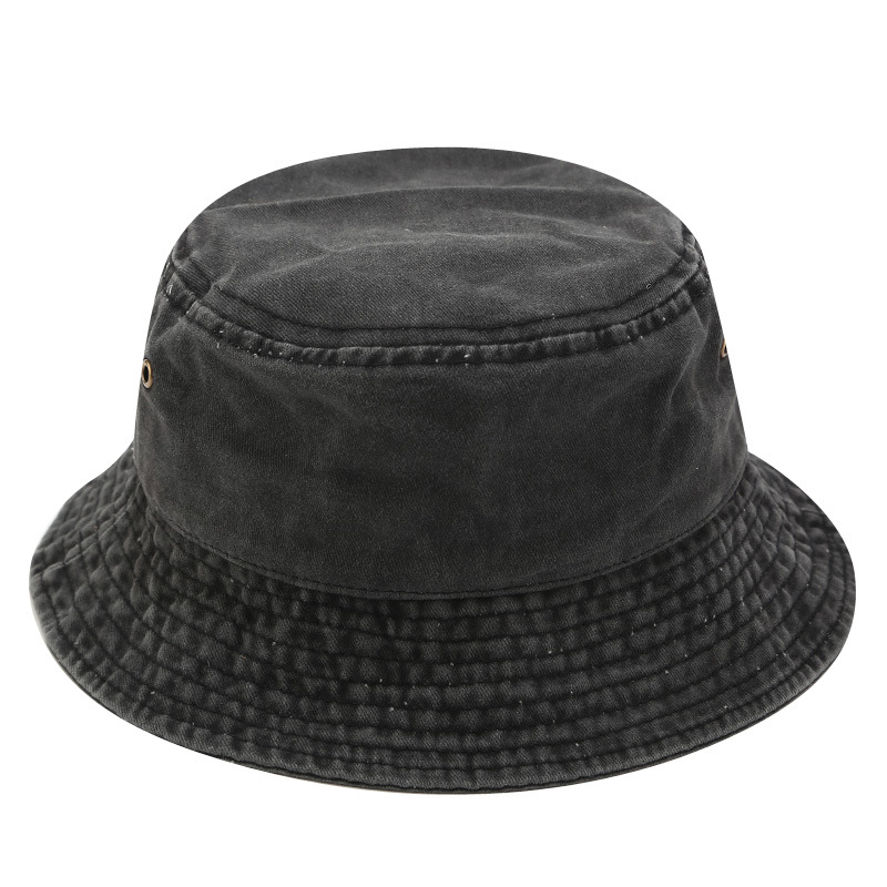 Bucket Hat for Men, Washed Plain Basin Cap for Women, All-Season Outdoor Travel Sun Hat