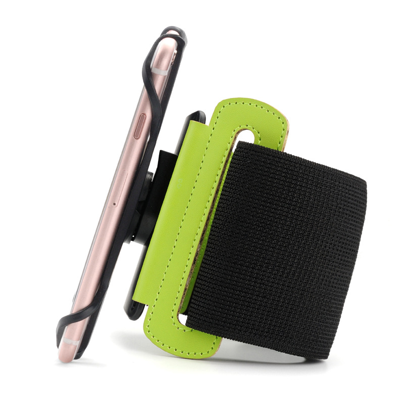 Sports Running Gear Phone Armband Detachable Phone Clip 360 Degree Rotating Hiking Trekking Fitness Arm Band