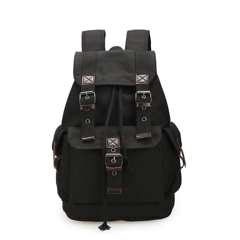 Backpack double shoulder bag men's large capacity men's bag primary and secondary school students schoolbag single shoulder double shoulder bag