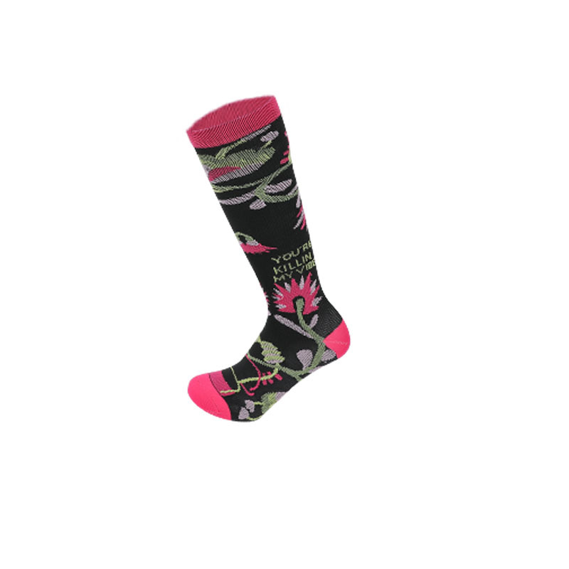 Socks, men's spring and autumn new sports muscle strength socks, quality soft leg guards for men and women sports socks