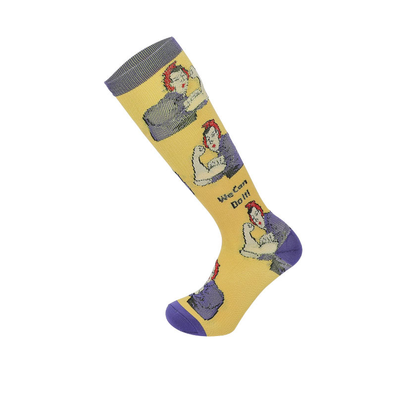 Socks, men's animal rainbow spring and autumn new sports socks, winter men's knee-high socks, casual sports cartoon socks
