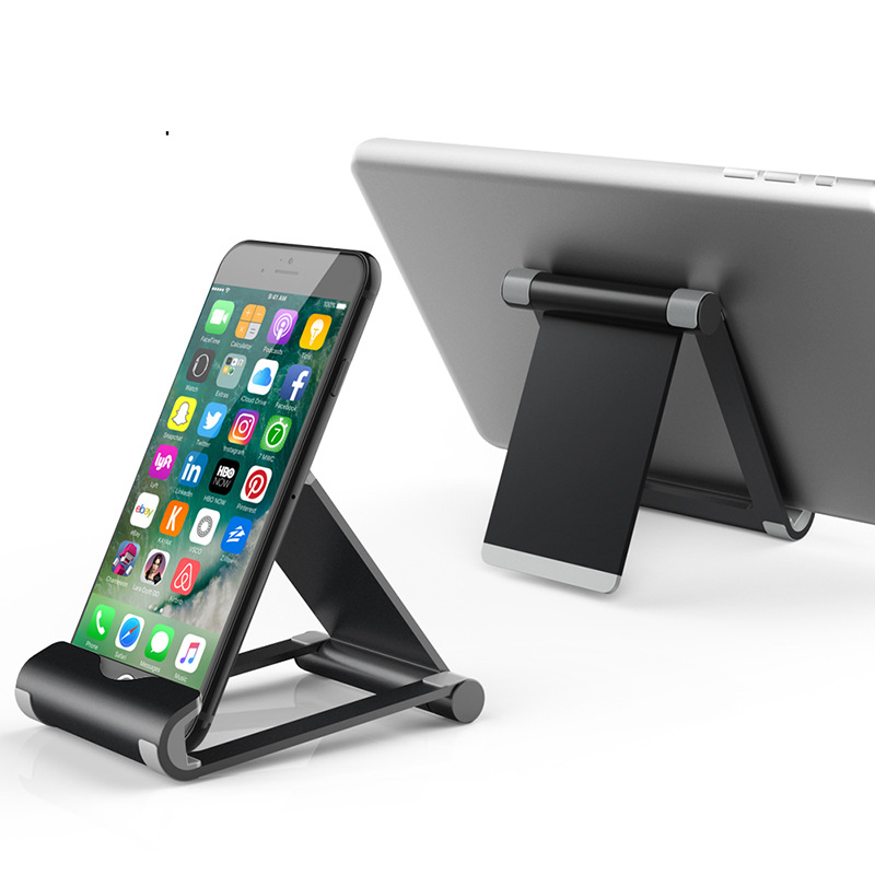 Aluminum alloy folding phone tablet stand portable live streaming lazy tablet universal stand adjustable AS series