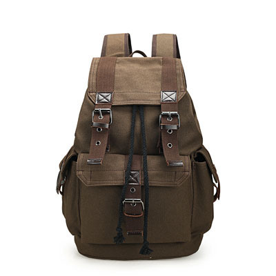 Backpack double shoulder bag men's large capacity men's bag primary and secondary school students schoolbag single shoulder double shoulder bag